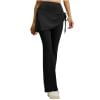 Atogsazn Skirted Leggings for Women Flare Leg Stretchy Leggings Yoga Tennis Tummy Control High Waist Pants Trouser Black S Fashion