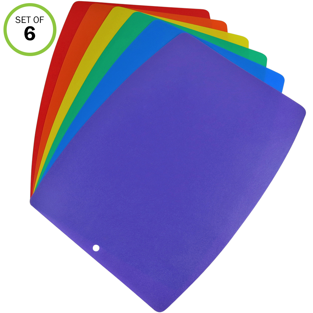 Evelots Flexible Cutting BoardsSturdy PlasticLarge SizeHanging