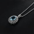 thumbnail image 3 of Valentine's Day Fashion Jewelry Blue Clavicle Chain, 3 of 5