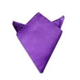 thumbnail image 1 of TopTie Men's Solid Color Pocket Square Handkerchief Towel-Purple, 1 of 8