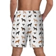 thumbnail image 2 of Lsque Mens Swim Trunks Labrador Retriever Dog Pattern - Bathing Suit Compression Liner - Beach Swim Shorts Swimwear - (S-3XL) - Stretch Quick Dry -Large, 2 of 9