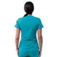 thumbnail image 2 of Adar Pro Scrubs For Women - Tailored Peplum Scrub Top, 2 of 7
