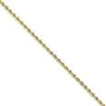 thumbnail image 1 of 10K Yellow Gold 3.35mm Diamond Cut Quadruple Rope Chain Bracelet 8 Inch, 1 of 2