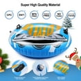 thumbnail image 3 of 47-Inch Flying Saucer Type Winter Snow Tube for Sledding Heavy Duty, Inflatable Sled for Kids and Adults, Great for Winter Outdoor Sports, 3 of 8