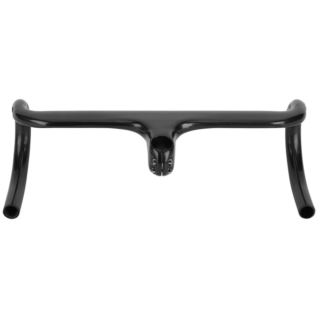 Manillar de bicicleta de carretera integrado de fibra de carbono Manillar de bicicleta de ciclismo con vástago 420x90 MM