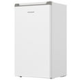 thumbnail image 6 of Frigidaire Compact Fridge with Chiller, 3.2 cu ft, Mini Fridge for Office, Bedroom, Dorm Room or Cabin – W:17.83" x L: 16.97" X H:33.27" (Cotton), 6 of 9