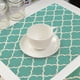 thumbnail image 3 of Accesorio de comedor elegante y resistente al calor para platos, cuencos y tenedores Alfombrilla antideslizante con estampado geométrico, 3 of 3