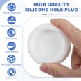 thumbnail image 3 of Uxcell 6 Pcs Tapón de Silicona en Forma de T, Diámetro 55 mm/2.17 Pulgadas, Tapón de Silicona Impermeable Reutilizable, Tapón Redondo de Sellado para Equipos de Tuberías, Blanco, 3 of 7