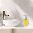 thumbnail image 2 of Unique Bargains 1 Set Elegant Soap Pump Dispenser Toothbrush Holder and Soap Dish Set for Bathroom for Laundry Rooms Yellow, 2 of 6