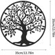 thumbnail image 5 of Sincero Arte de pared de metal Arte del árbol de la vida Letrero familiar Decoración de pared de árbol de metal Decoración del hogar Colgante de pared decorativo Decoración del hogar Escultura de par, 5 of 5