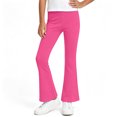 thumbnail image 2 of Mnyotv Girls Flare Leggings High Waisted Active Yoga Pants Casual Kids Bell Bottoms Pant Size 7-8 Years, 2 of 5