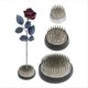 thumbnail image 2 of Ranas Florales de Acero Inoxidable Kenzan, Jarrón de Metal Redondo con Forma de Rana para Flores, Arreglos Florales Artesanales para Hacer Mismo, 2 of 5