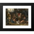 thumbnail image 2 of Ludwig Knaus 18x14 Black Modern Framed Museum Art Print Titled - Behind the Scenes, 2 of 5