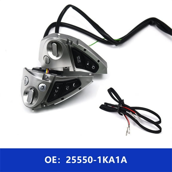 Steering Wheel Button Cruise Control Switch 25550-1KA1A For Nissan JUKE F15 370Z