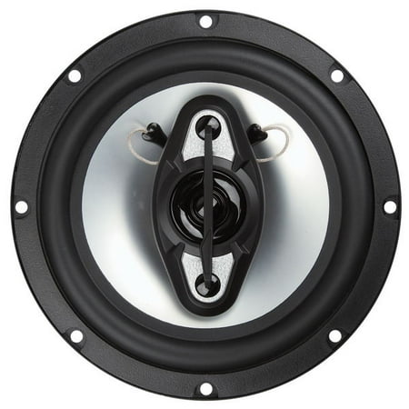 BOSS Audio - Onyx 6-1/2" 4-Way Car Speakers with Poly-Injected Woofer Cones (Pair) - Black and Chrome