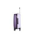 thumbnail image 3 of InUSA Pilot 24" Lightweight Hardside Spinner Luggage, Dark Purple/Light Purple, 3 of 7