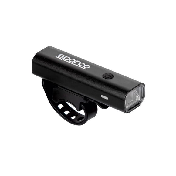 Sparco Luz Delantera LED Recargable 400 Lúmenes Para Bicicleta bateria