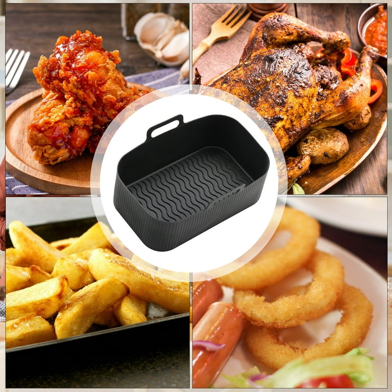Silicone Air Fryer Liners for Ninja Dual Air Fryer, Reusable Air Fryer  Silicone Liner for Ninja Air Fryer Accessories, Air Fryer Basket Airfryer  Liners for Ninja Dual Foodi DZ201/DZ401 
