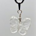 thumbnail image 5 of Quartz Butterfly Pendant Necklace | Semi Precious Stone Jewelry | Silver Pendant, 5 of 9