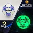 thumbnail image 2 of Soccer Ball, Glow in The Dark Soccer Ball Size 3/4 / 5 with Pump, Glowing Luminious Soccer Balls Gifts for Boys, Girls, Men, Women Indoor-Outdoor Soccer Training, 2 of 6