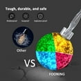 thumbnail image 5 of Outdoor Solar String Lights Weatherproof 80 LED 33ft Globe Patio Lights Outdoor Waterproof Solar Powered Decorative for Garden Porch Backyard Christmas Party Wedding, 5 of 7