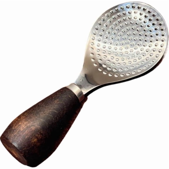 Stainless Steel Rice Spoon with Anti-Clumping Texture, Wooden Handle for Comfort, Suitable for Various Hot Dishes in Kitchen