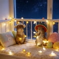 thumbnail image 4 of Weloille Easter Bunny Carrot String Lights 1 Pc, Decorative LED Light String for Easter Celebrations, Battery Operated, Indoor and Outdoor Use, 4 of 6