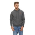 thumbnail image 5 of Satankud Men's Pullover Hoodies Plaid Jacquard Weave Long Sleeve Drawstring Hipster Casual Hooded Sweatshirts with Kanga Gray L, 5 of 7
