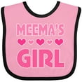 thumbnail image 3 of Inktastic Meema Girl Granddaughter Girls Baby Bib, 3 of 4
