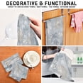 thumbnail image 7 of Kitchen Towel 28x18 Inches x6，Plate Towel, Decorative Towel, Napkin, Tea Towel Tea Towels For Kitchen Dish Cloths & Dish Towels Frozen Fallen Leaves Design, 7 of 7