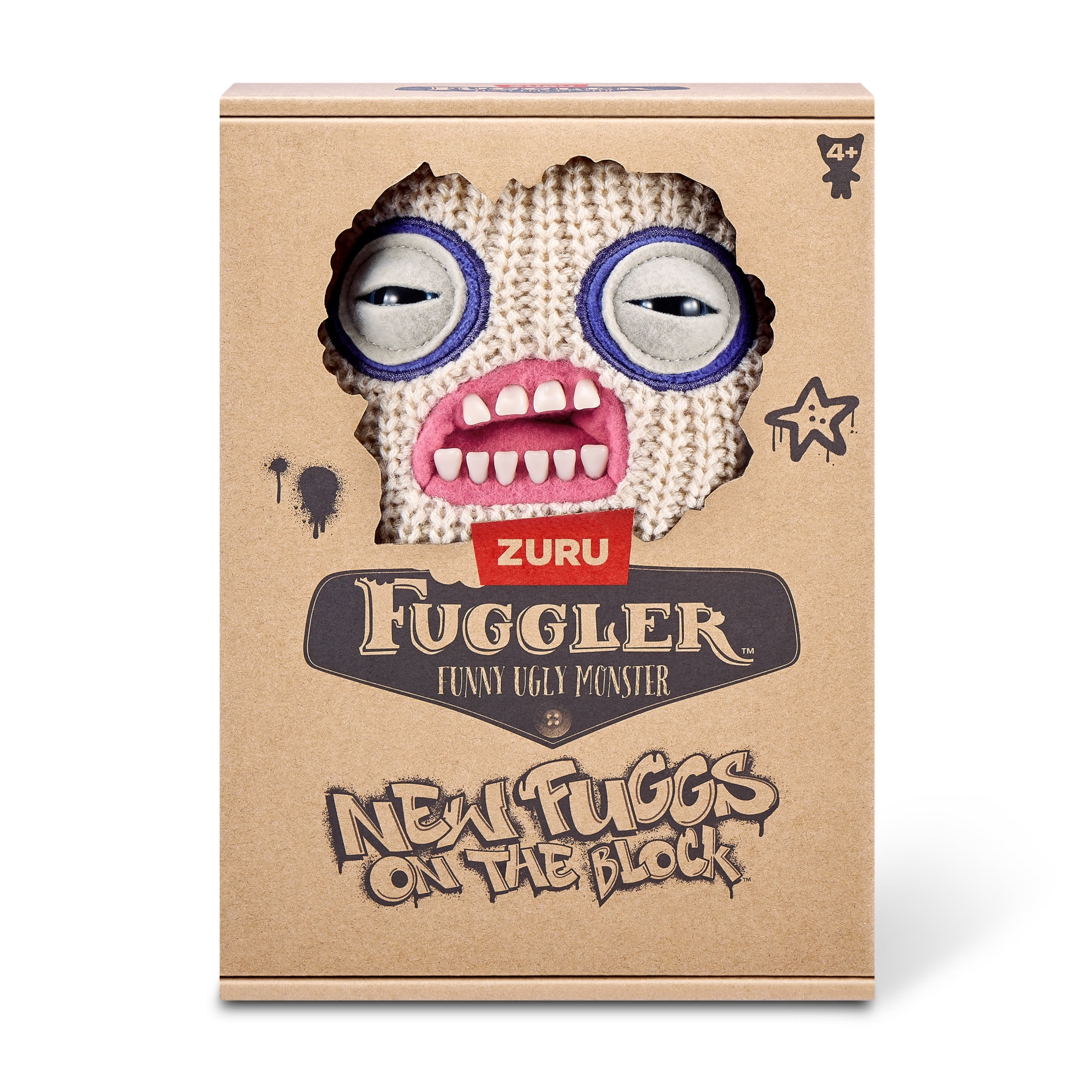 Fuggler New Fuggs on the Block 9 inch (Mr Needles), Funny Ugly Monster Soft Plush Toy by ZURU  (图2)