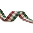 thumbnail image 3 of Plaid Ribbon - Christmas Ribbon 5/8 Inch X 20 Yards Spool with Layered Gold Edge, Gingham Fabric Ribbon for Christmas Crafts Gift Wrapping (Burgundy & Gold Checkered), 3 of 7
