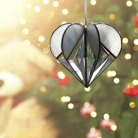 

Qazqa Multi-faceted Rainbow Love Ornaments Living Room Bedroom Wedding Decoration Pendant