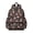 Fireman and Helmet, variant on Fireman and Ladder Blue Pattern Backpack for School, Cute School Bag with Adjustable Shoulder Straps and Padded Back, 13.4"x11"x4.7"