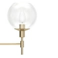 thumbnail image 4 of Hunter - Xidane 3-light Alturas Gold, Medium Size Chandelier, Dimmable, Mid Century Modern Style, Candle Shaped, for Bedrooms, Dining, Living Rooms - 19739, 4 of 8