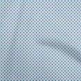 thumbnail image 1 of oneOone Silk Tabby Light Blue Fabric Stars Sewing Craft Projects Fabric Prints By Yard 42 Inch Wide, 1 of 4