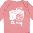 thumbnail image 4 of Inktastic Camera Oh Snap Boys or Girls Long Sleeve Baby Bodysuit, 4 of 5