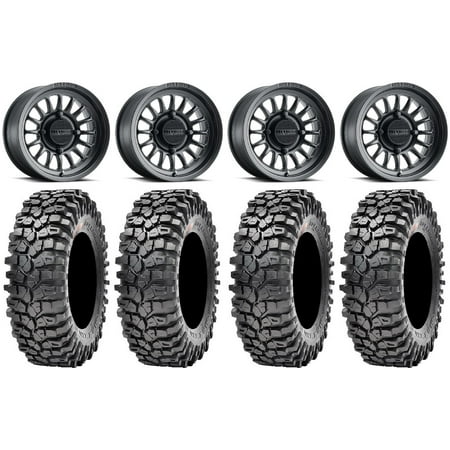 Method 411 15 Black (5+2) Wheels 32 Roxxzilla 396 Tires Sportsman RZR Ranger