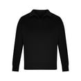 thumbnail image 5 of Golf Shirts for Men Long Sleeve Knitted Button Collared Pullover Tees Shirt Casual Solid Breathable Basic Loose Comfort Lapel Workout Tops, 5 of 5