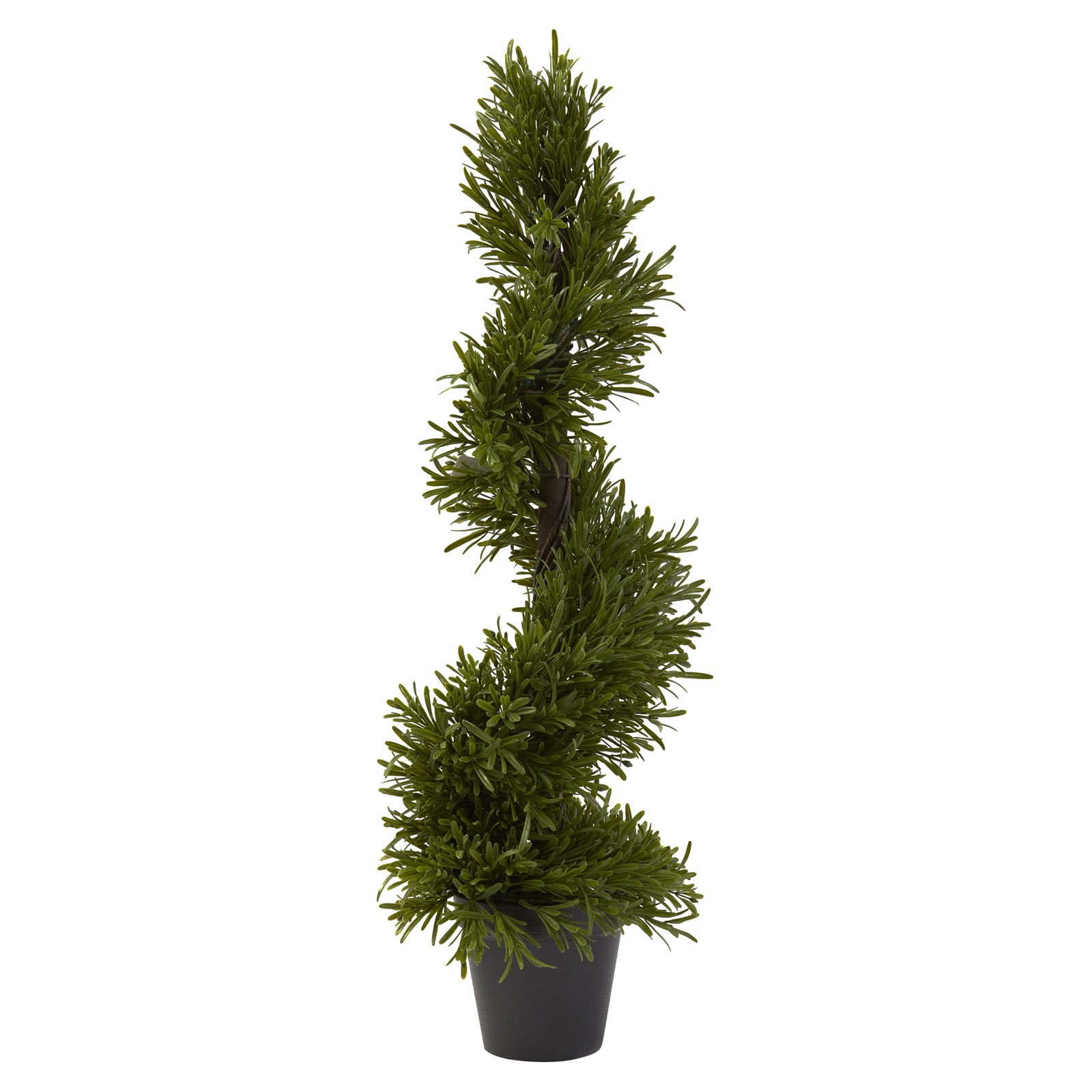 Nearly Natural 30" Rosemary Spiral Tree, Indoor and Outdoor