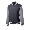 thumbnail image 5 of Sport-Tek ST270 Fleece Letterman Jacket, Mens Varsity Jackets, 5 of 6