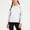 White, variant on Eltusu Girls Sun Protection Tops, Crew Neck Quick Dry UPF50 Casual Long Sleeve Rash Guard Sky Blue Size 14-16 T