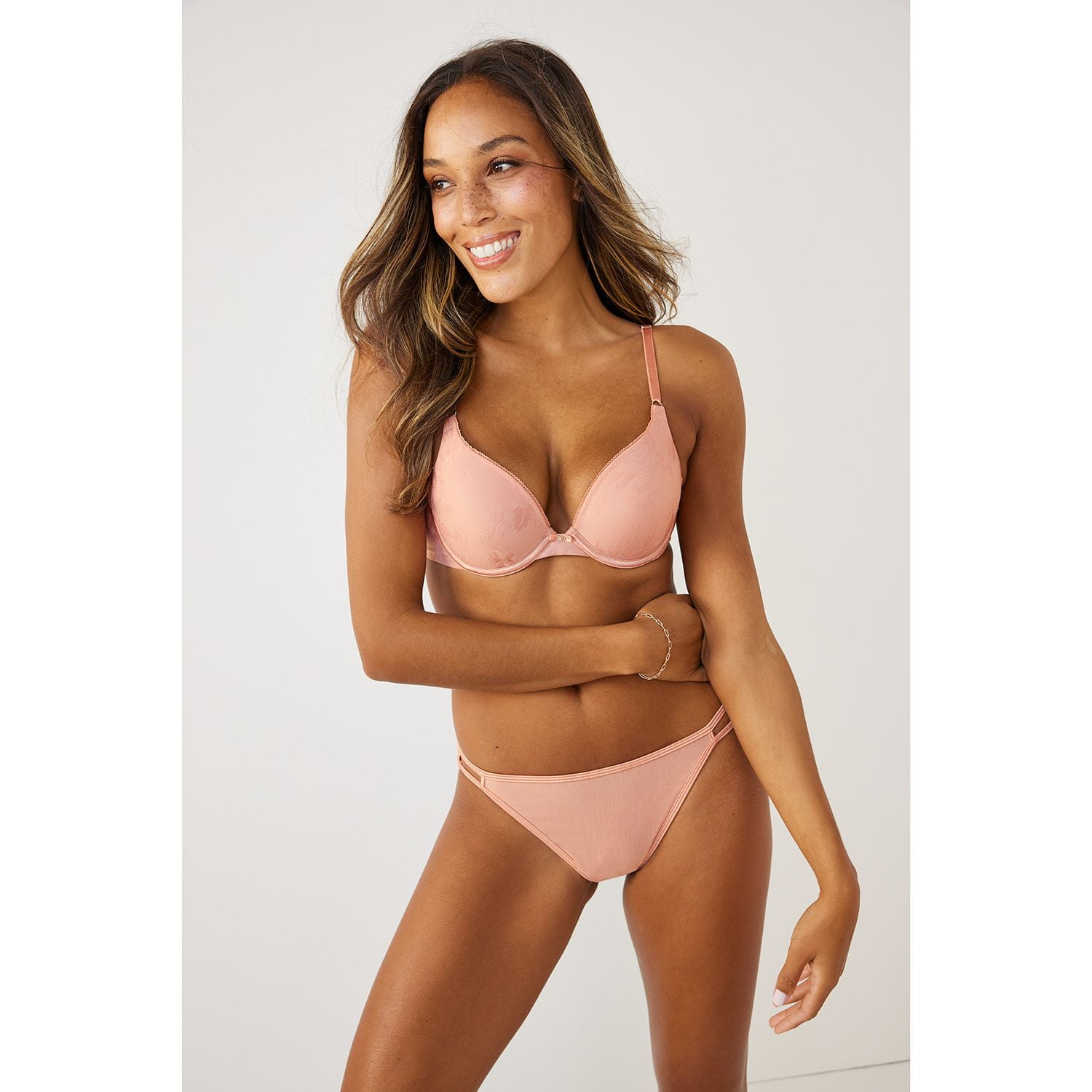 Vanity Fair® Extreme Ego Boost Push-Up Bra 2131101 by Lily of France Color: Midnight Plum Pattern Size: 34 A