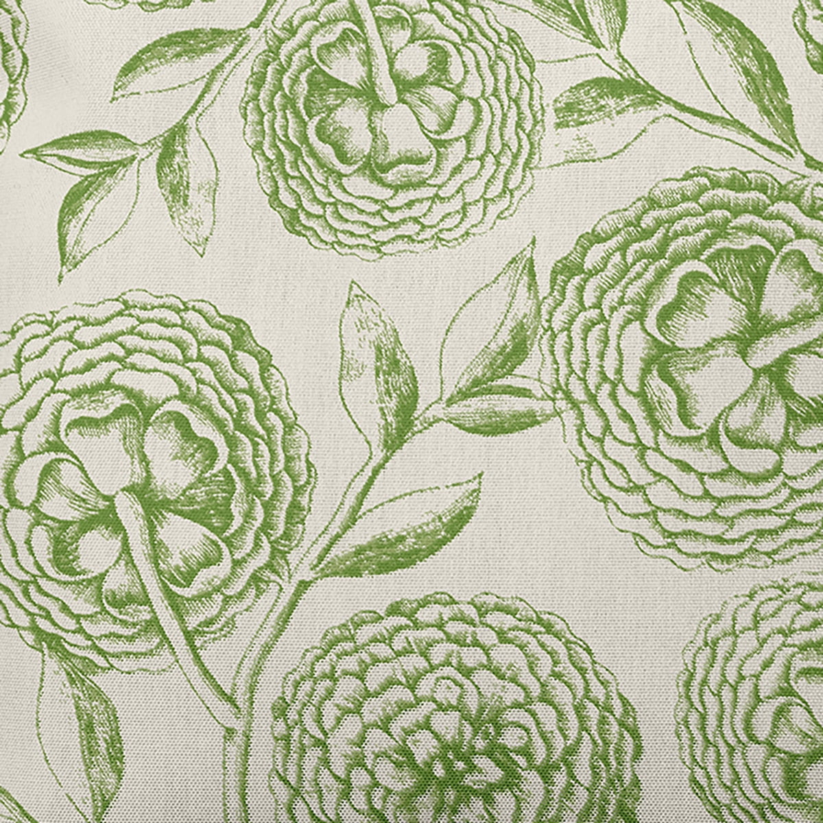 Simply Daisy 16" x 16" Antique Flowers Floral Print Pillow, Green