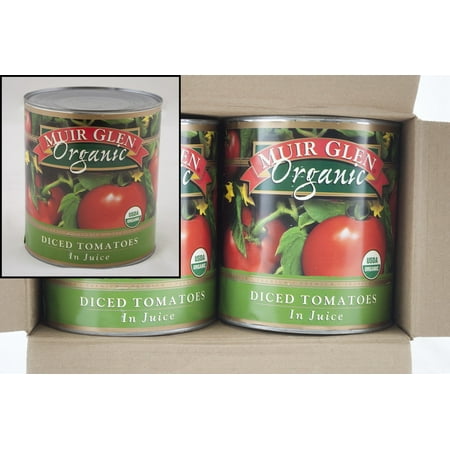 Organic Diced Tomatoes - (Price/Pack)Muir Glen 725342-26074 Muir Glen(R) Organic Tomatoes 102 Oz Diced