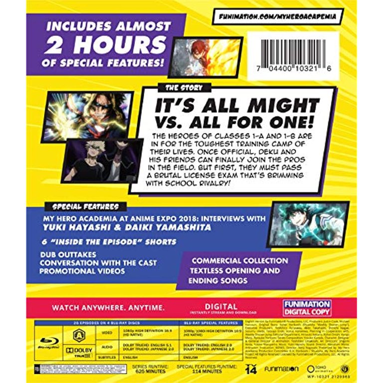 My Hero Academia: Season 3 (Blu-ray + Fun Digital Crunchyroll