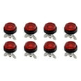 thumbnail image 6 of Reflective Motorcycle License Frame Bolts Weather Resistant Plastic Metal Hardware 4/8Pcs Pack Red Reflector, 6 of 8