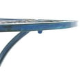thumbnail image 7 of SAFAVIEH Annalise Outdoor Patio Semi-Circle Accent Table, Antique Blue, 7 of 7