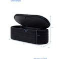 thumbnail image 6 of Modern End of Bed Bench with Storage Upholstered Sherpa Fabric Large Storage Bench Ottoman Shoe Stool Long Bench Window Sitting Toy Storage Bench for Bedroom,Living Room,Entryway,Black, 6 of 6