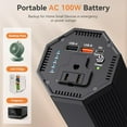 thumbnail image 5 of “PADJYYUSZ” P8 100W Portable Power Bank with AC Outlet - 27000mAh/98Wh, 65W PD Fast Charging, Laptop Power Bank for MacBook, HP, Notebooks, Camping, Travel & Emergency Use, 5 of 9